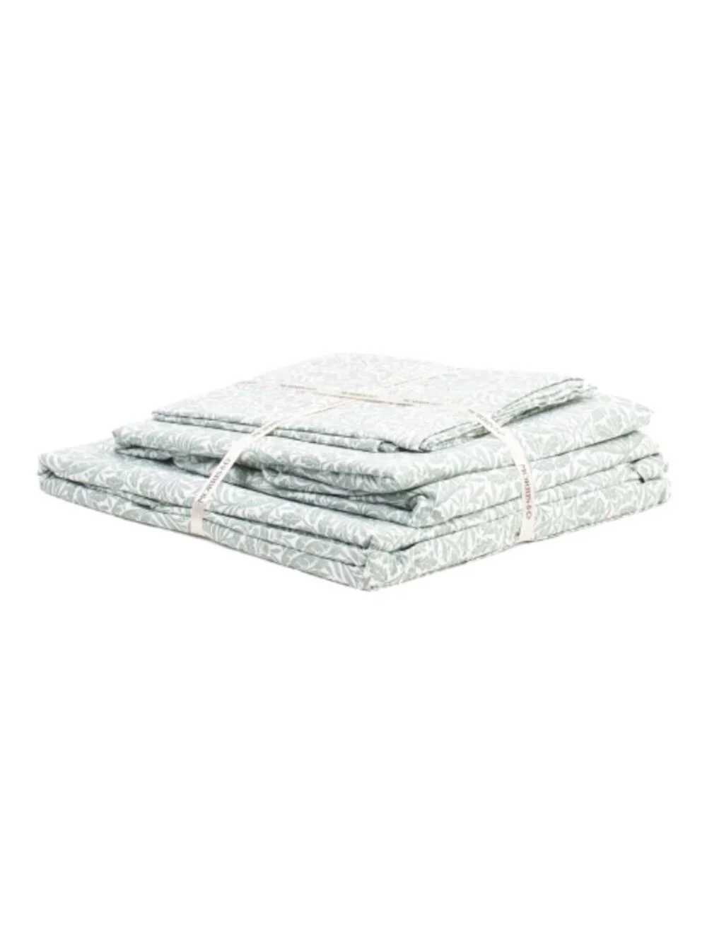 MORRIS & CO. Cotton Percale Floral Sheet Set